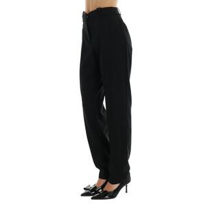 PANTALONE A SIGARETTA NERO